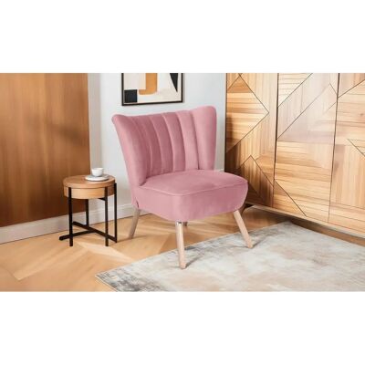 Max Winzer Alessandro Rosé Samtvelours Sessel - Möbel Max Winzer Alessandro Rosé Samtvelours Sessel - Möbel