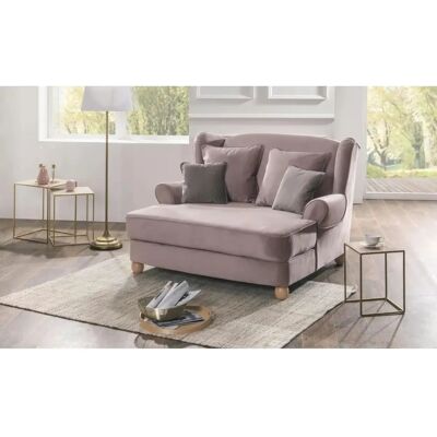 Max Winzer - Harvard - mauve - Velours - Sessel Max Winzer - Harvard - mauve - Velours - Sessel