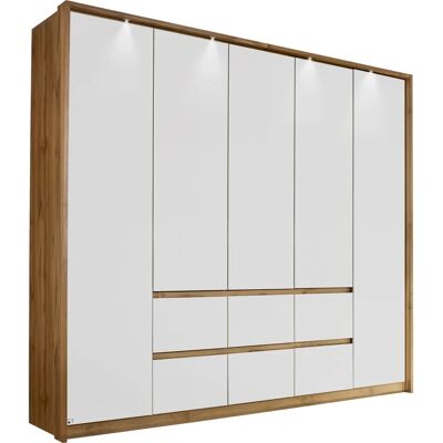 Rauch Mainz Kleiderschrank - Eiche Artisan/Alpinweiß, 5-türig, 230x212cm Rauch Mainz Kleiderschrank - Eiche Artisan/Alpinweiß, 5-türig, 230x212cm