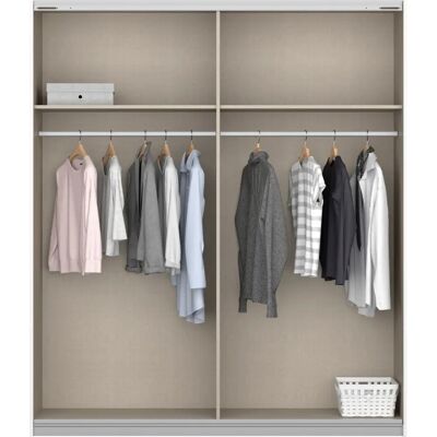 RAUCH Malibu Kleiderschrank - 2 Türen, 210cm Hoch, Holzfaser, Made in Germany RAUCH Malibu Kleiderschrank - 2 Türen, 210cm Hoch, Holzfaser, Made in Germany