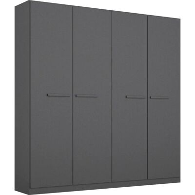 RAUCH Modi Kleiderschrank - 4 Türen, Grau, 181x54x210 cm RAUCH Modi Kleiderschrank - 4 Türen, Grau, 181x54x210 cm