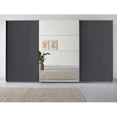 Rauch Oteli Kleiderschrank - Modern Schiebetüren - 360cm Stauraum Rauch Oteli Kleiderschrank - Modern Schiebetüren - 360cm Stauraum