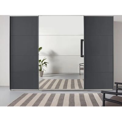 Rauch Oteli Kleiderschrank - Graumetallic, 315cm x 229cm x 62cm Rauch Oteli Kleiderschrank - Graumetallic, 315cm x 229cm x 62cm