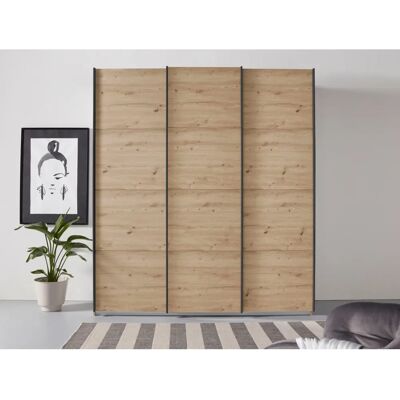 RAUCH Oteli Kleiderschrank - Schiebetüren, 203x62x229 cm, Braun RAUCH Oteli Kleiderschrank - Schiebetüren, 203x62x229 cm, Braun