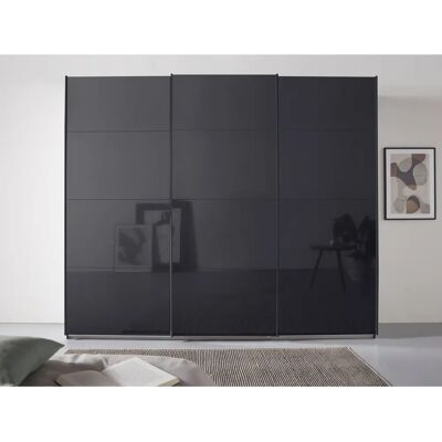 RAUCH Oteli Kleiderschrank - Hochglanz Grau, Inneneinteilung & 40kg Belastung RAUCH Oteli Kleiderschrank - Hochglanz Grau, Inneneinteilung & 40kg Belastung
