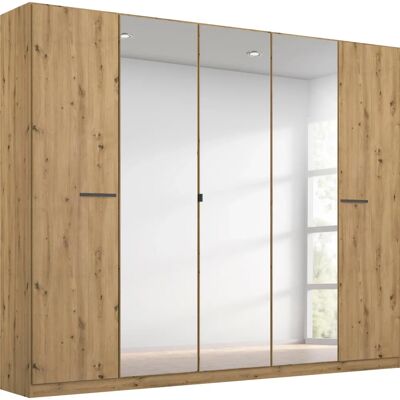 rauch Oteli Kleiderschrank - 3 Einlegeböden, Spiegel, Braun rauch Oteli Kleiderschrank - 3 Einlegeböden, Spiegel, Braun