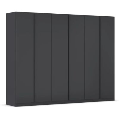 rauch ORANGE Monostar Kleiderschrank - 6 Türen, 210 cm hoch, grau metallic rauch ORANGE Monostar Kleiderschrank - 6 Türen, 210 cm hoch, grau metallic