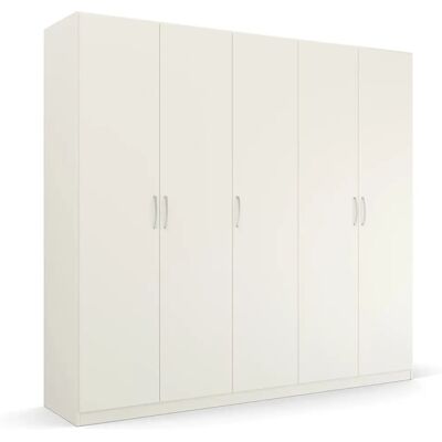 RAUCH Pure by Quadra Spin Kleiderschrank - 5-türig, Weiß, 226x210x54 cm RAUCH Pure by Quadra Spin Kleiderschrank - 5-türig, Weiß, 226x210x54 cm