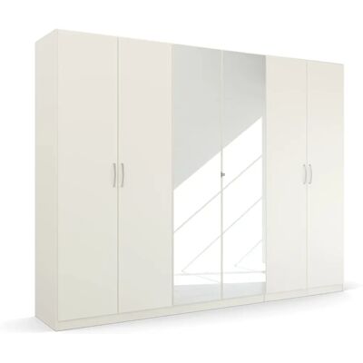 RAUCH Pure by Quadra Spin Kleiderschrank - 6 Türen, 210cm Hoch, 54cm Tief RAUCH Pure by Quadra Spin Kleiderschrank - 6 Türen, 210cm Hoch, 54cm Tief