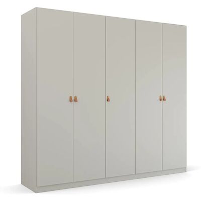 Rauch Orange Homey by Quadra Spin Kleiderschrank - 5 Türen, 226x210x54cm Rauch Orange Homey by Quadra Spin Kleiderschrank - 5 Türen, 226x210x54cm