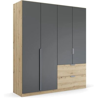 RAUCH Dark&Wood Spin 4-türiger Schrank - Wardrobe RAUCH Dark&Wood Spin 4-türiger Schrank - Wardrobe