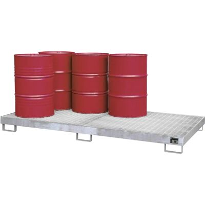 Eurokraft Pro 240L Stahl Auffangwanne - Auffangwanne für Fässer Eurokraft Pro 240L Stahl Auffangwanne - Auffangwanne für Fässer