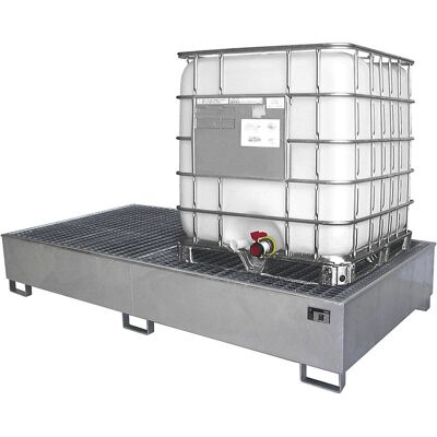 Eurokraft pro Vassoio contenitore in acciaio - Blu chiaro, 1000L - Contenitore Eurokraft pro Vassoio contenitore in acciaio - Blu chiaro, 1000L - Contenitore