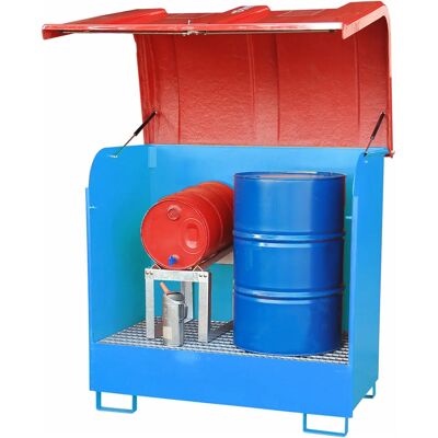 Bauer GD-B Gefahrstoff-Depot - Wetterfestes Außenlager mit Spritzschutzwand - Produktart Bauer GD-B Gefahrstoff-Depot - Wetterfestes Außenlager mit Spritzschutzwand - Produktart