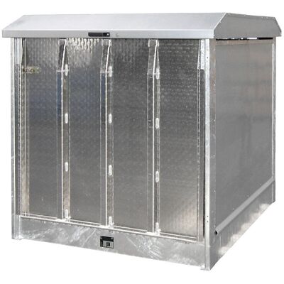 EUROKRAFTpro Almacenamiento de Sustancias Peligrosas - Galvanizado, 4x200L EUROKRAFTpro Almacenamiento de Sustancias Peligrosas - Galvanizado, 4x200L