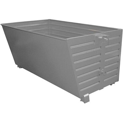 Eurokraft pro Stapelbarer 2m³ Stahllagerbehälter - Grau RAL 7005 Eurokraft pro Stapelbarer 2m³ Stahllagerbehälter - Grau RAL 7005