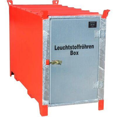 Eurokraft Pro Leuchtstoffröhren-Box - 1000L, Rot, stapelbar Eurokraft Pro Leuchtstoffröhren-Box - 1000L, Rot, stapelbar