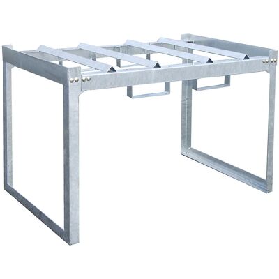 Scaffale eurokraft pro per fusti - 1310x800x780mm - 2 fusti 200L Scaffale eurokraft pro per fusti - 1310x800x780mm - 2 fusti 200L