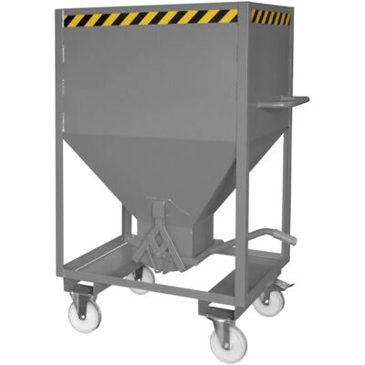 Bauer SRE 600 - Silobehälter, lackiert, Mausgrau Bauer SRE 600 - Silobehälter, lackiert, Mausgrau