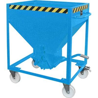 Bauer SR 375 Stahl-Silosbehälter - Blau - Silobehälter Bauer SR 375 Stahl-Silosbehälter - Blau - Silobehälter