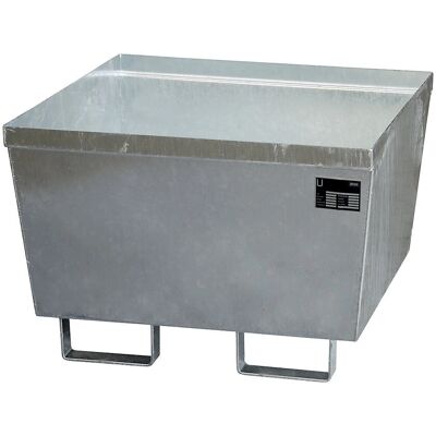 Bandeja de acero Eurokraft pro - Capacidad 229L, 800x800x545mm Bandeja de acero Eurokraft pro - Capacidad 229L, 800x800x545mm