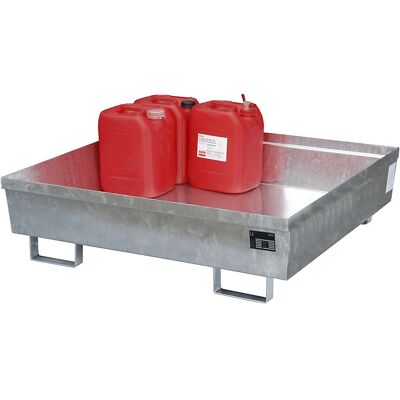 Eurokraft pro Stahl-Behälter - Kapazität 280L - Galvanisiert Eurokraft pro Stahl-Behälter - Kapazität 280L - Galvanisiert
