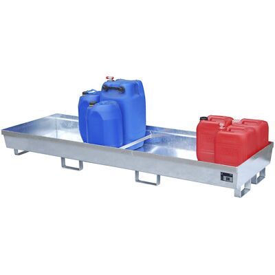 Eurokraft pro Stahlfangwanne - 280L, Verzinkt, Stapelbar Eurokraft pro Stahlfangwanne - 280L, Verzinkt, Stapelbar