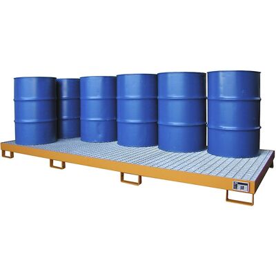 Eurokraft Pro Stahl Auffangwanne - 240L für 10 Fässer Eurokraft Pro Stahl Auffangwanne - 240L für 10 Fässer