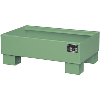 Eurokraft Pro - 60 L drum tray - 60 L - steel drum containment tray Eurokraft Pro - 60 L drum tray - 60 L - steel drum containment tray
