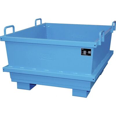 Conteneur Universel Eurokraft Pro - 0,5m³, Bleu Clair Conteneur Universel Eurokraft Pro - 0,5m³, Bleu Clair