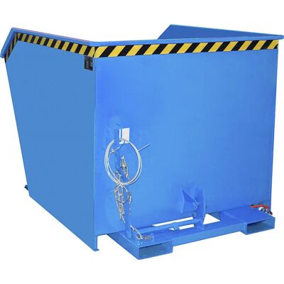 Eurokraft pro Contenitore per trucioli di acciaio - 1,5 m³ - Blu luminoso Eurokraft pro Contenitore per trucioli di acciaio - 1,5 m³ - Blu luminoso