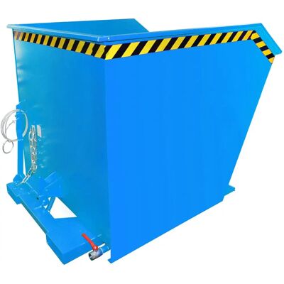 Eurokraft pro Contenitore per trucioli di acciaio - 1,5 m³ - Blu luminoso Eurokraft pro Contenitore per trucioli di acciaio - 1,5 m³ - Blu luminoso