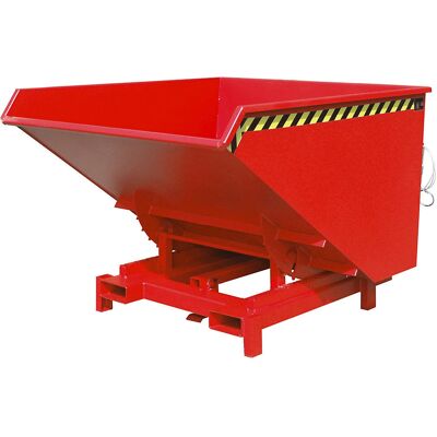 Eurokraft pro Contenitore ribaltabile per carichi pesanti - 2,1 m³, Rosso RAL 3000 Eurokraft pro Contenitore ribaltabile per carichi pesanti - 2,1 m³, Rosso RAL 3000