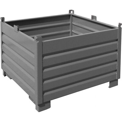Eurokraft pro 610963 Contenitore in acciaio - 1,0 m³ Eurokraft pro 610963 Contenitore in acciaio - 1,0 m³