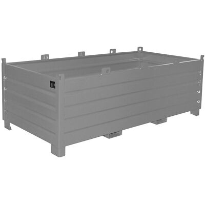 Contenedor de almacenamiento Eurokraft pro 2,0 m³ - Contenedor de acero Contenedor de almacenamiento Eurokraft pro 2,0 m³ - Contenedor de acero