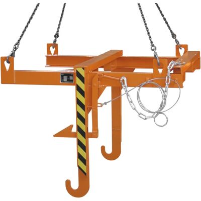 BAUER - BBT - Jaune-orange - pour conteneurs de matériaux - Traverse basculante - Publicité BAUER - BBT - Jaune-orange - pour conteneurs de matériaux - Traverse basculante - Publicité