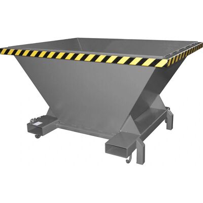 Eurokraft pro Trémie de remplissage - Acier, Gris, Pieds de support - Conteneurs silo Eurokraft pro Trémie de remplissage - Acier, Gris, Pieds de support - Conteneurs silo
