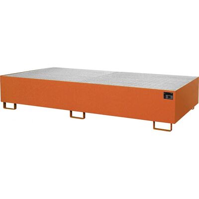 Vasca EUROKRAFTpro - 1000L, Acciaio, Arancione, 2650x1300x435mm Vasca EUROKRAFTpro - 1000L, Acciaio, Arancione, 2650x1300x435mm
