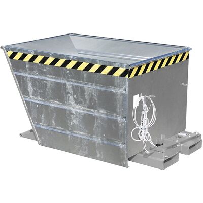 EUROKRAFT pro Conteneur compact 0,9m³ Gris Acier - Conteneur de rangement EUROKRAFT pro Conteneur compact 0,9m³ Gris Acier - Conteneur de rangement
