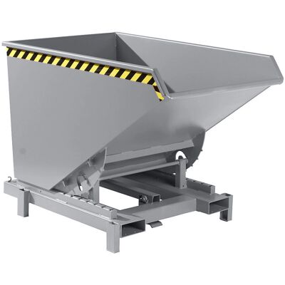 Eurokraft pro Contenedor basculante pesado - 1,2m³, 4000kg, RAL 7005, RAL 5012, RAL 6011 Eurokraft pro Contenedor basculante pesado - 1,2m³, 4000kg, RAL 7005, RAL 5012, RAL 6011