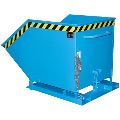 Eurokraft pro Kipptank mit Klappmechanismus - Stahl, 0,6 m³, Blau Eurokraft pro Kipptank mit Klappmechanismus - Stahl, 0,6 m³, Blau