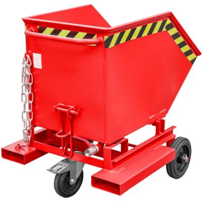 Bauer Späne-Kastenwagen SKW-ET 250 - Holzspänebehälter - Feuerrot Bauer Späne-Kastenwagen SKW-ET 250 - Holzspänebehälter - Feuerrot