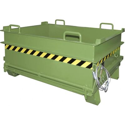 Contenedor de Eurokraft pro BC - 0,5m³, 1000kg, Verde Contenedor de Eurokraft pro BC - 0,5m³, 1000kg, Verde