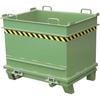 Contenedor de almacenamiento Eurokraft pro BC - 1m³, 2000kg, Acero Contenedor de almacenamiento Eurokraft pro BC - 1m³, 2000kg, Acero