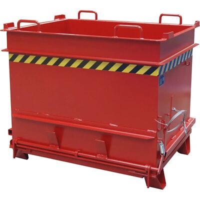 Eurokraft pro Container für Bau Material - Stahl, Rot Eurokraft pro Container für Bau Material - Stahl, Rot