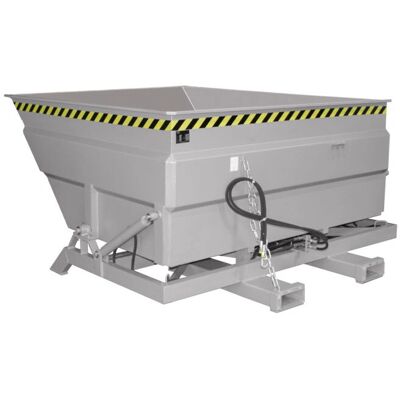 Conteneur de stockage XXL Eurokraft pro - 2m³, Hydraulique, Gris - Publicité Conteneur de stockage XXL Eurokraft pro - 2m³, Hydraulique, Gris - Publicité