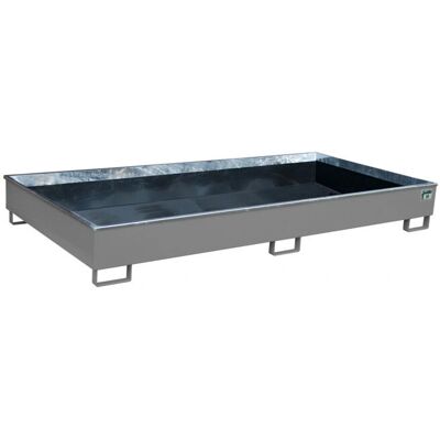 Bauer Regalwanne RW 2700-2 PE - Stahl, Mausgrau, 100mm H - Regalwanne Bauer Regalwanne RW 2700-2 PE - Stahl, Mausgrau, 100mm H - Regalwanne