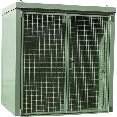 Conteneur à bouteilles de gaz eurokraft pro - Résistant au feu, 35 pcs, 230mm, vert - Publicité Conteneur à bouteilles de gaz eurokraft pro - Résistant au feu, 35 pcs, 230mm, vert - Publicité