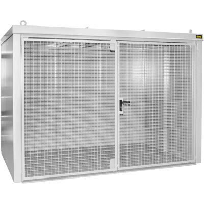 Conteneur à bouteilles de gaz Eurokraft pro - Résistant au feu, 96 pcs, Ø 230mm - Publicité Conteneur à bouteilles de gaz Eurokraft pro - Résistant au feu, 96 pcs, Ø 230mm - Publicité