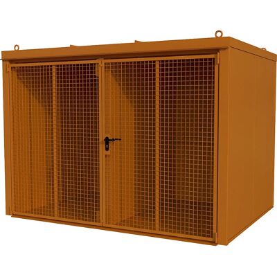 Conteneur à bouteilles de gaz Eurokraft Pro - Résistant au feu, 96 pcs, Ø 230 mm - Publicité Conteneur à bouteilles de gaz Eurokraft Pro - Résistant au feu, 96 pcs, Ø 230 mm - Publicité